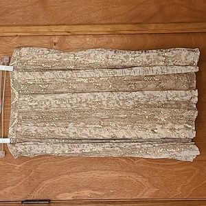 Ultra Pink, Size L, Gold Print Skirt